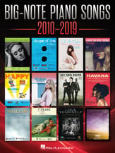 Big-Note Piano Songs 2010-2019 piano sheet music cover
